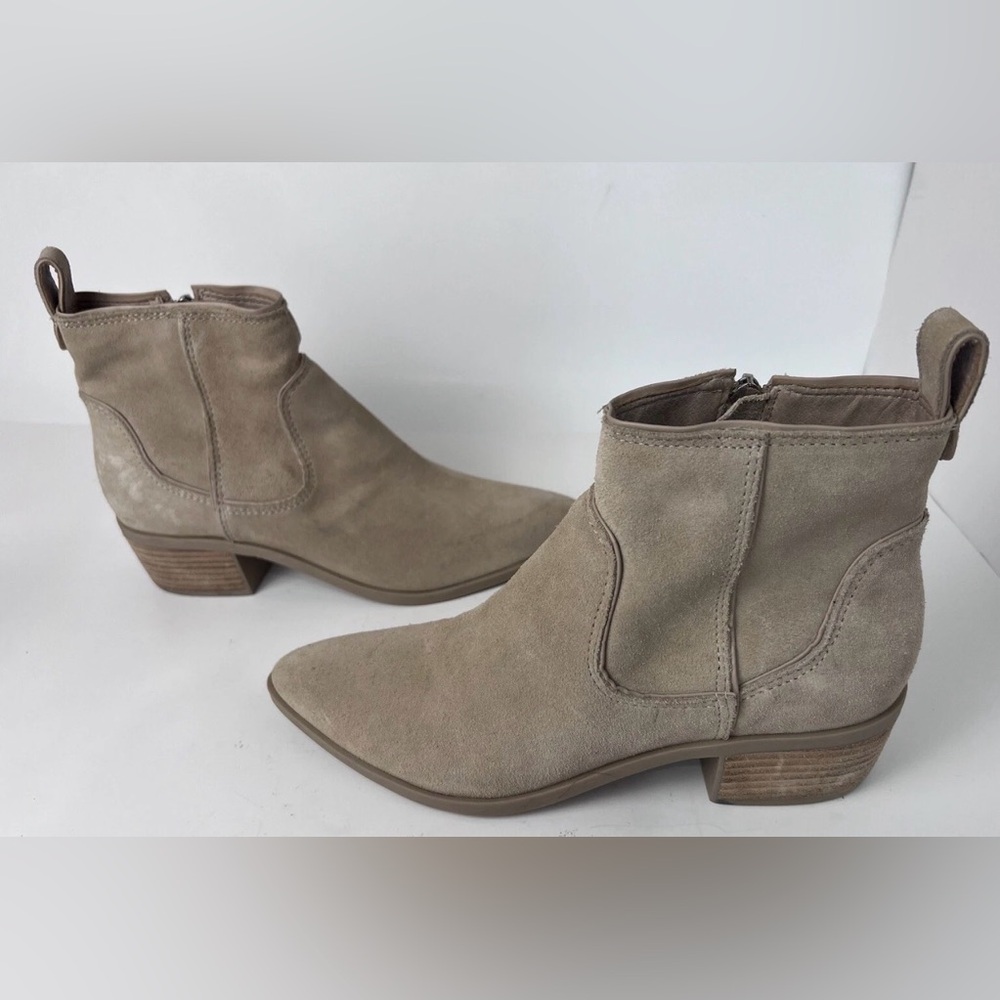 Dolce Vita Able Booties Dune Suede Sz 8.5 - Picture 4 of 13